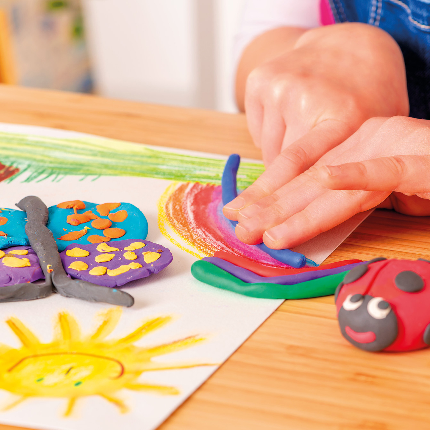 NEU Pelikan Kinderknete Creaplast dauerplastisch, 8 Stangen in der Faltschachtel, 160 g Bild 5