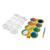NEU Pelikan Wasserfarbkasten / Deckfarbkasten inkl. 1 Pinsel, 8 Farben Bild 2