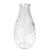 Glas Vase, 7cm ø, 14cm hoch, mit Punkte - Glas Vase, 7cm ø, 14cm hoch, mit Punkte