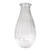 Glas Vase, 7cm , 14cm hoch, mit Streifen - Glas Vase, 7cm , 14cm hoch, mit Streifen