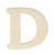Rayher Holz-Buchstaben, 4 cm, D - D