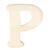 Rayher Holz-Buchstaben, 4 cm, P - P