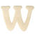 Rayher Holz-Buchstaben, 4 cm, W - W