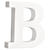 NEU MDF Buchstabe B, FSC, ca. 11x11x2 cm - B
