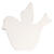 MDF-Symbol Vogel, wei, 11 cm, Strke: 2 cm - Vogel