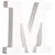 Rayher MDF Buchstabe M, FSC, ca. 11x11x2 cm - M