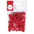 Rayher Pompons, 10 mm, 65 Stck, rot