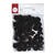 Rayher Pompons, 20 mm, 50 Stck, schwarz