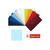 Kuvert DIN Lang, 220x110mm, 5 St., babyblau - Babyblau
