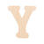 3D Holzbuchstabe 'Y', 8cm extrastark - Buchstabe Y