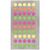 NEU Office Sticker, neon Punkte, 8 mm, 4 Blatt - 8 mm