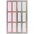 NEU Office Sticker Etiketten, gold/silber/neon, 4 Blatt