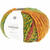 Creative Melange Chunky Hkel- und Strickgarn, 53% Schurwolle, 47% Polyacryl, 50 g, Curry-Grn - Curry-Grn