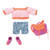 Ricorumi Neon dk Hkelgarn, 100% Polyacryl, 25 g, Orange Bild 3