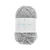 Ricorumi Lam Hkelgarn, 62% Polyester und 38% Polyamid, 10 g, Silber
