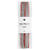 Glitzerband, 100% Polyester, Rot-Silber, 10 mm x 3 m - Rot-Silber