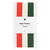 Webband Streifen, 100% Polyester, Rot-Wei-Grn, 38 mm x 3 m - Rot-Wei-Grn
