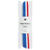 Webband Multi Streifen, 100% Polyester, Blau-Wei-Rot, 10 mm x 3 m - Blau-Wei-Rot