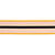 Webband Multi Streifen, 100% Polyester, Neon Rot-Rosa-Apricot-Schwarz, 38 mm x 3 m Bild 2