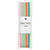 Webband Multi Streifen, 100% Polyester, Pink-Grn-Gelb-Rot-Blau, 20 mm x 3 m