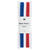 Webband Multi Streifen, 100% Polyester, Blau-Wei-Rot, 20 mm x 3 m - Blau-Wei-Rot