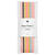 Webband Multi Streifen, 100% Polyester, Rosa-Schwarz-Iri-Grau-Gelb-Blau, 25 mm x 3 m