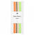 Webband Multi Streifen, 100% Polyester, Neon Rot-Schwarz-Gelb-Rosa-Iri-Grn, 25 mm x 3 m - Neonrot-Schwarz-Gelb-Rosa-Grn