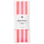 Webband Duo Streifen, 100% Polyester, Neon Pink-Wei, 25 mm x 3 m - Neonpink-Wei