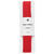 Baumwollband, 100% Baumwolle, Rot, 16 mm x 3 m