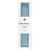 Satinband, 100% Polyester, Antik Blau, 16 mm x 3 m - Antik-Blau