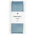 Satinband, 100% Polyester, Antik Blau, 38 mm x 3 m - Antik-Blau
