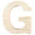 3D Holzbuchstabe 'G', 8cm extrastark - Buchstabe G