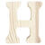 3D Holzbuchstabe 'H', 8cm extrastark - Buchstabe H