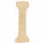 3D Holzbuchstabe 'I', 8cm extrastark - Buchstabe I