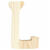 3D Holzbuchstabe 'L', 8cm extrastark - Buchstabe L