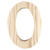 3D Holzbuchstabe 'O', 8cm extrastark - Buchstabe O