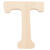 3D Holzbuchstabe 'T', 8cm extrastark - Buchstabe T