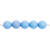 Kunststoff-Perlen, Itoshii, rund, 10 mm, 24 Stk, Blau-Grau - Blau-Grau