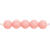 Kunststoff-Perlen, Itoshii, rund, 10 mm, 24 Stk, Apricot - Apricot