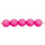 Kunststoff-Perlen, Itoshii, rund, 10 mm, 24 Stk, Pink - Pink