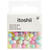 Kunststoff-Perlen, Itoshii, rund, 6 mm, 80 Stk, Pastell Mix Bild 2