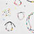 Kunststoff-Perlen, Itoshii, rund, 6 mm, 68 Stk, Just Happy Bunt Bild 3