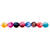 Kunststoff-Perlen, Itoshii, rund, 8 mm, 48 Stk, Tie-dye Farbmix