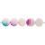 Kunststoff-Perlen, Itoshii, Bundle, 11 mm, 20 Stk, Farbverlauf