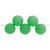 Kunststoff-Perlen, Itoshii, Neon, rund-asymmetrisch, 8 mm, 40 Stk, Neon Grn - Neon Grn