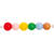 Kunststoff-Perlen, Itoshii, rund, 4 mm, 300 Stk, Multicolor Mix