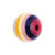Kunststoff-Perle, Itoshii, rund, gestreift, 15 mm, 1 Stk, Rosa Mix Bild 2