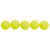 Kunststoff-Perlen, Itoshii, Neon, rund, 8 mm, 40 Stk, Neon Gelb - Neon Gelb