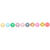 Kunststoff Groloch-Perlen, Itoshii Ponii, rund, 9 x 6 mm, 400 Stk, Matt Fashion - Matt Fashion