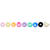 Kunststoff Groloch-Perlen, Itoshii Ponii, rund, 9 x 6 mm, 80 Stk, Marmor Mix - Marrmor Mix